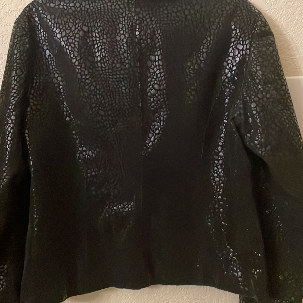 Steve Madden leopard printed genuine leather jacket - Picture 7 of 7